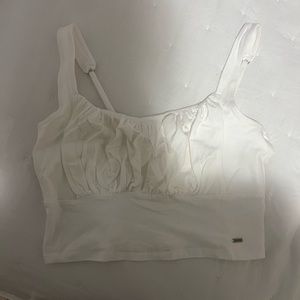 White Hollister Tank